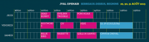 Grille horaire du JVAL Openair 2013